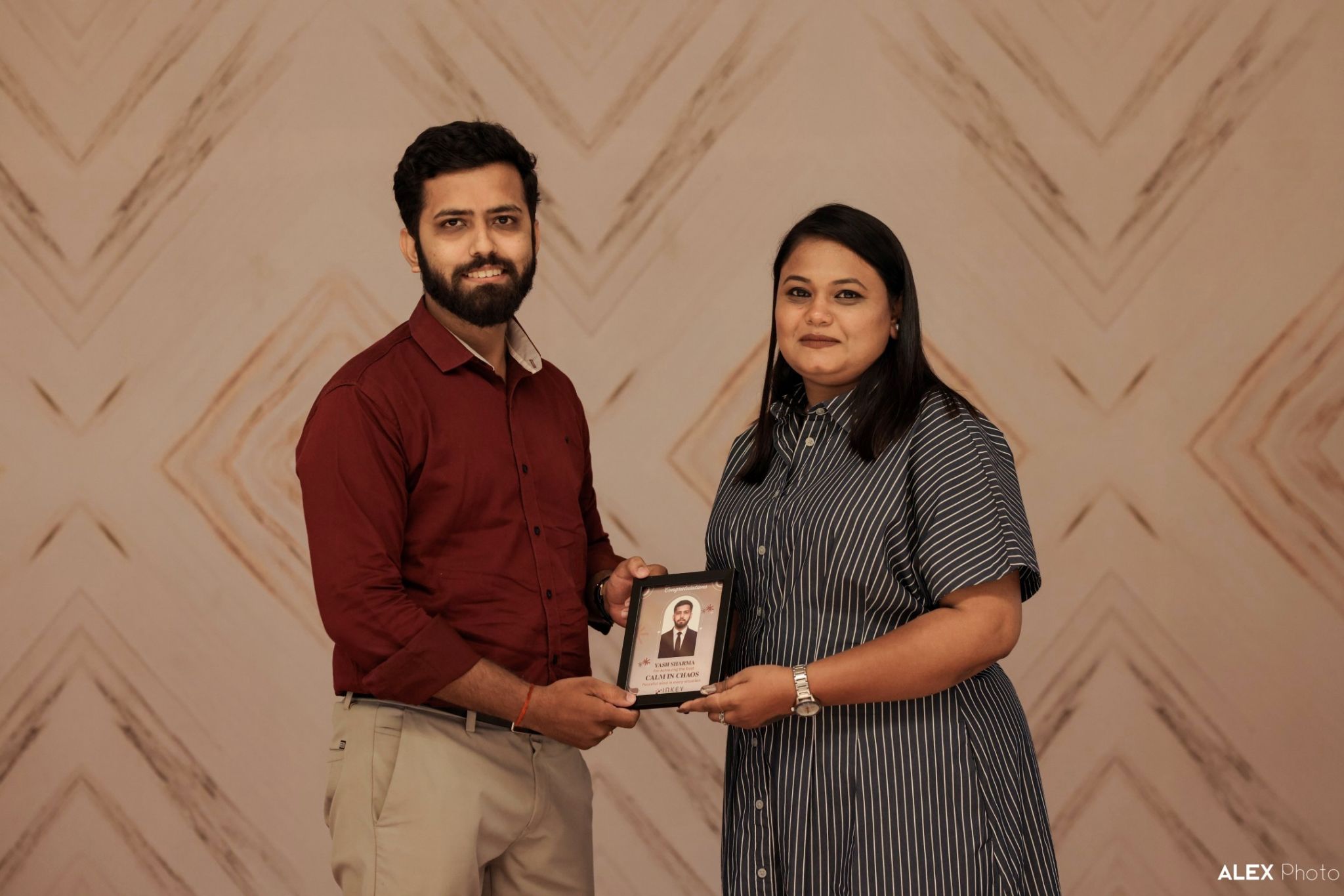 Honored with the 'Calm in Chaos' award